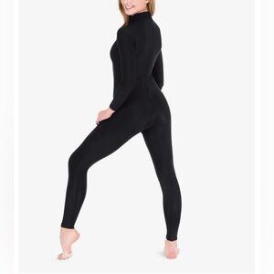 Baltogs black mock neck unitard size Small